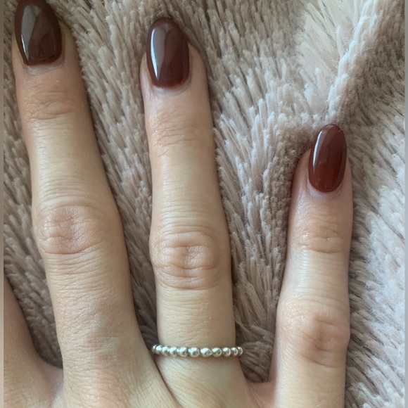 PANDORA Beaded Ring in Sterling Silver. - Picture 3 of 5